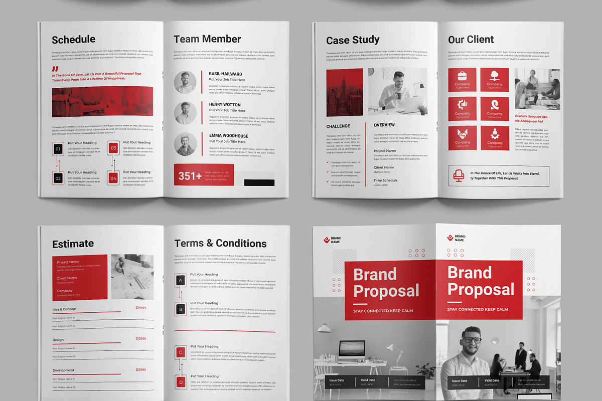 Project Proposal Layout, a Brochure Template by ContestDesign (Photo 3 of 3)