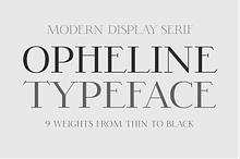 Opheline - 9 Fonts