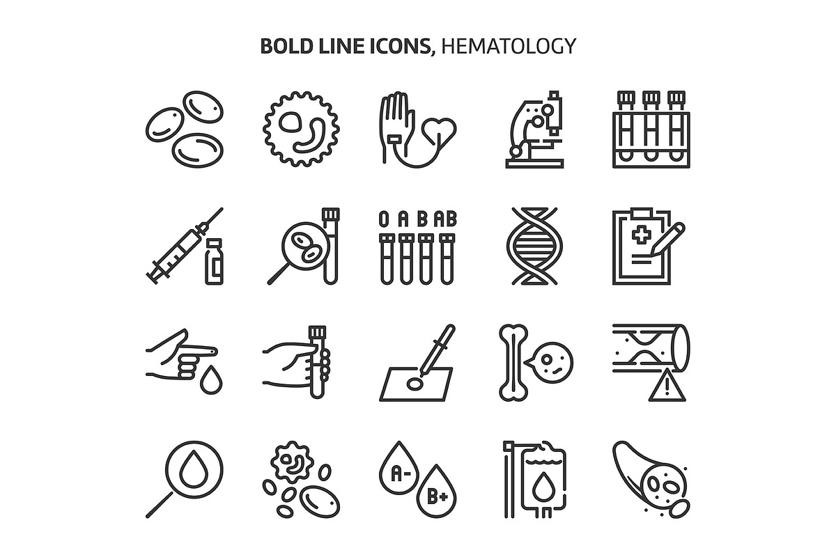 Bold Line Icons, an Outline Icon by Howcolour (Photo 17 of 151)