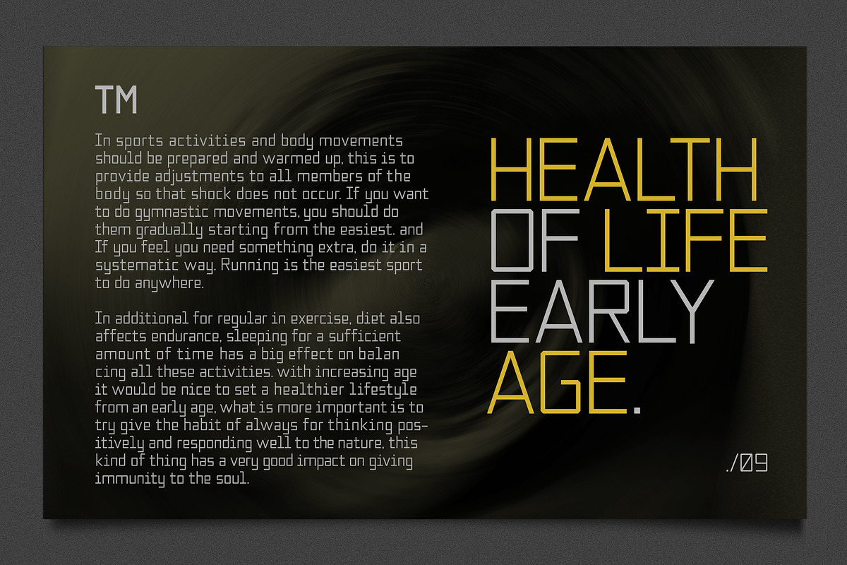 Mitblock, a Sans Serif Font by OWL KING (Photo 8 of 8)