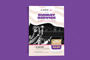 Sunday Service Curve Line, a Flyer Template by Me55enjah Design (Thumbnail 2 of 4)