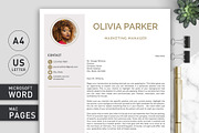 Resume Template with Photo, a Resume Template by Klamp Studio (Thumbnail 4 of 9)