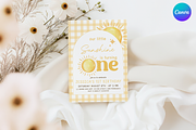 Our Little Sunshine Birthday Invite, a Templates & Theme by Digital_Mind (Thumbnail 1 of 3)