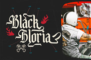 Electro Black Vintage Blackletter, a Blackletter Font by alit design (Thumbnail 12 of 18)