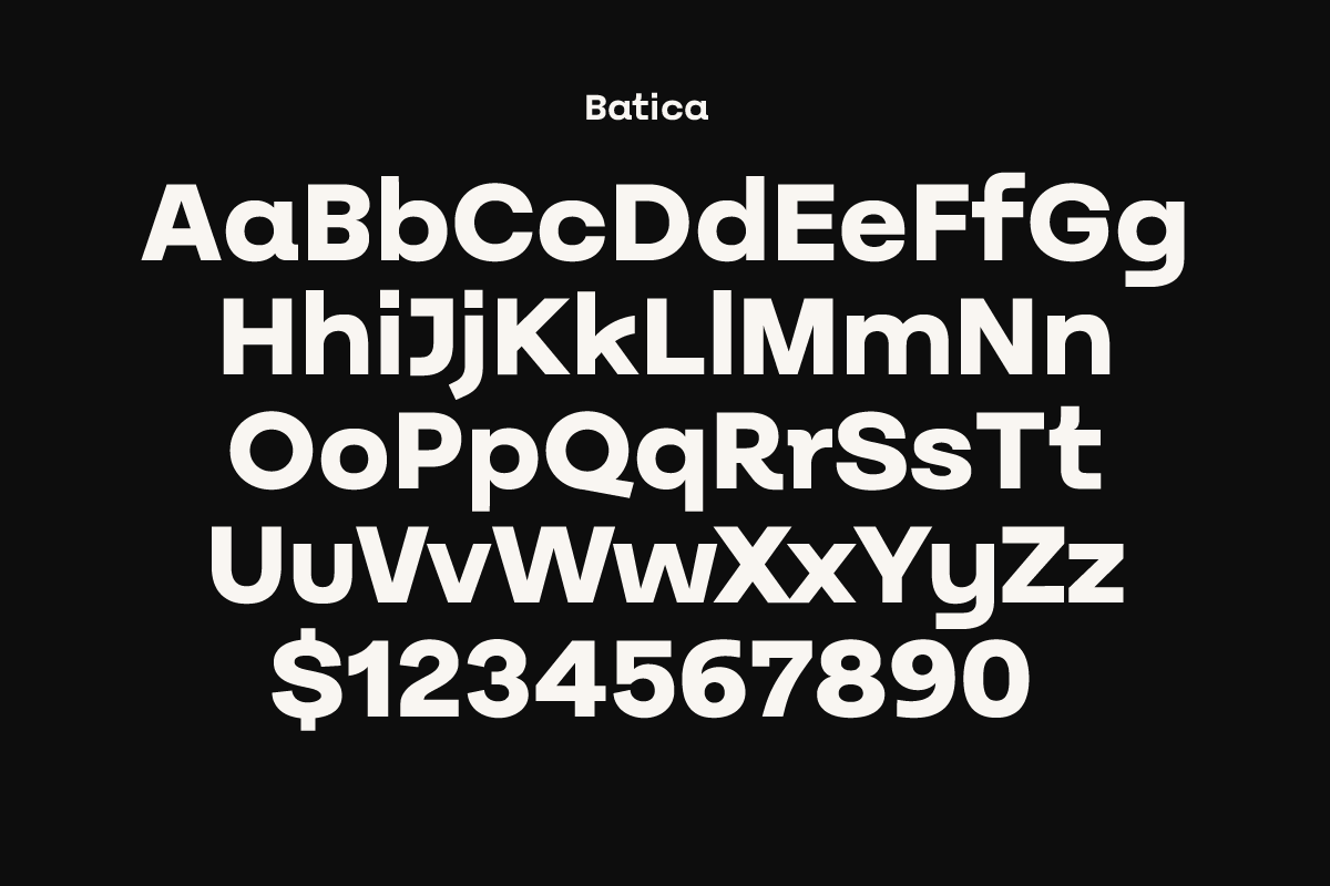 Batica – Modern Geometric Sans Serif, a Sans Serif Font by Yukita Creative (Photo 8 of 10)