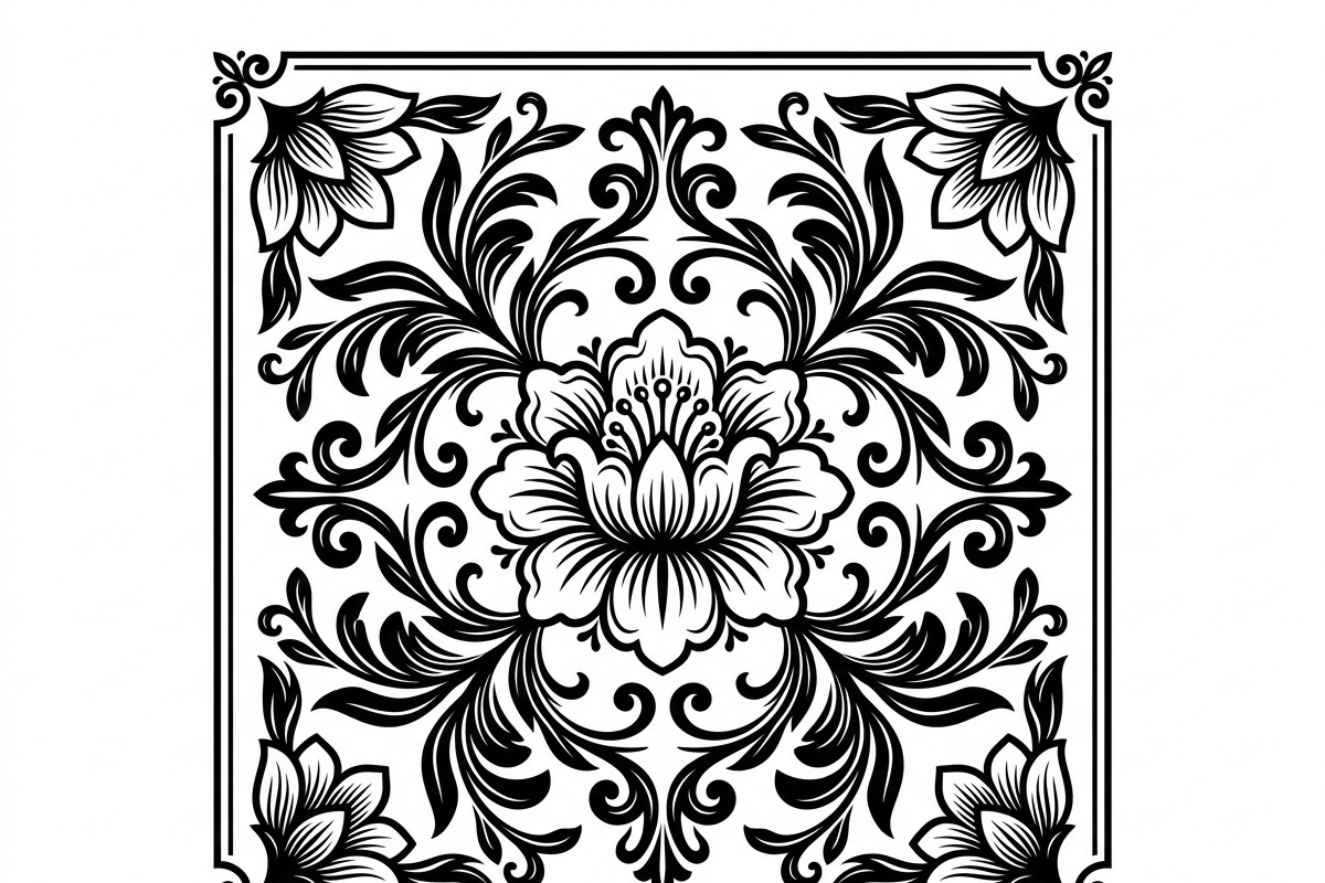 50 Elegant Floral Ornament Bundle, a Decorative Illustration by Amazin_art (Photo 10 of 38)