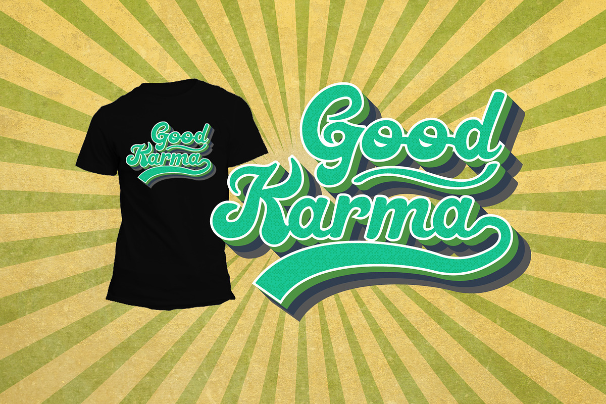 Retrovert Vintage Font Groovy Script preview 5