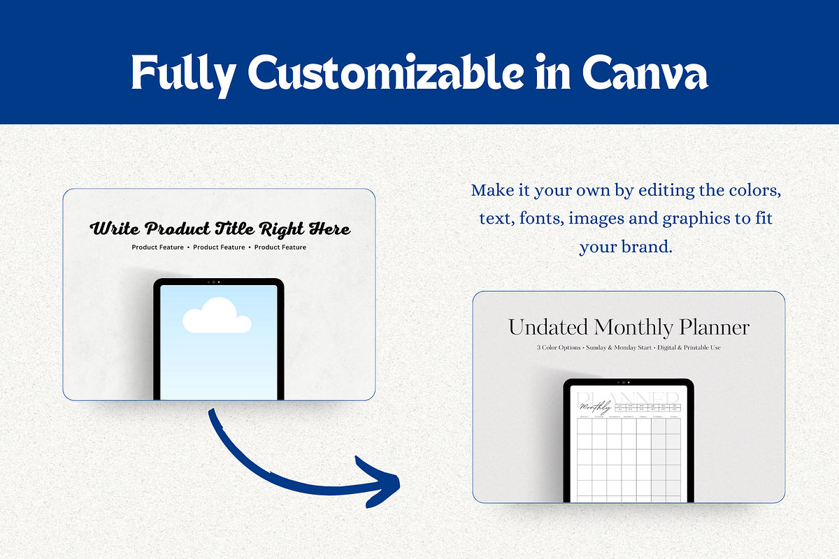 Planner Listing Photo Mockups Etsy, a Templates & Theme by The Chaos Project (Photo 3 of 7)
