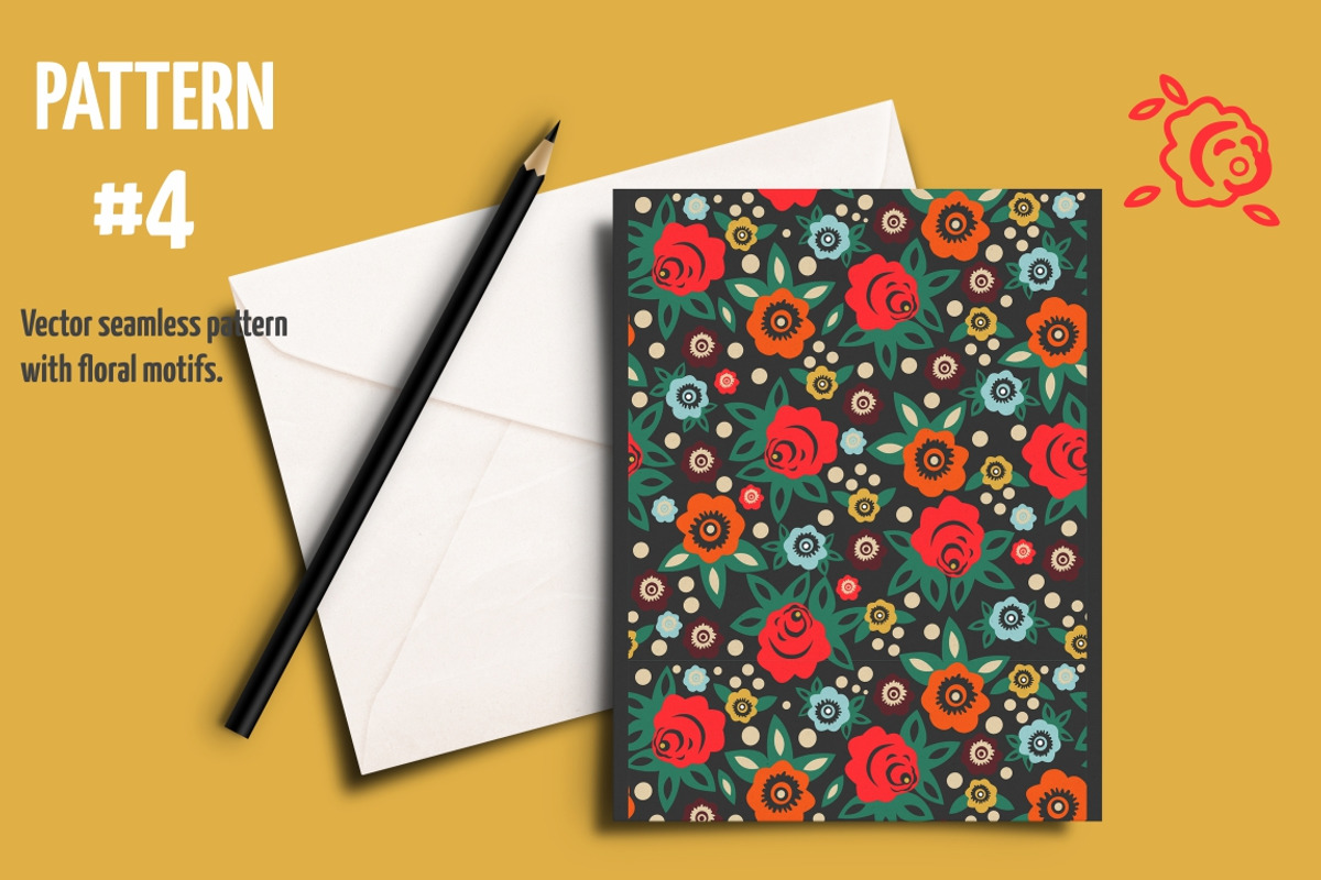 5 PATTERNS IN SLAVIK STYLE. VECTOR., a Pattern Graphic by SIMPLE_PICTURE (Photo 9 of 13)