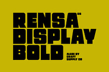 CS Rensa – Bold Sans Serif