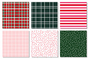 Christmas Seamless Paper Patterns, a Pattern Graphic by Dream Creation (Thumbnail 4 of 6)