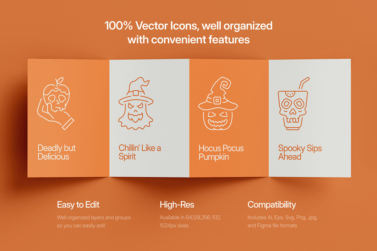 Halloween Icons Collection, an Outline Icon by Prosymbols (Photo 2 of 8)