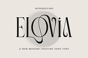 ELOVIA - Modern Ligature Typface, a Serif Font by AnnofaType (Thumbnail 1 of 8)