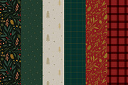 Christmas Seamless Patterns, a Pattern Graphic by Emilie Cliche (Thumbnail 4 of 8)