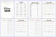 5 Year Monthly Planner (2025-2029), a Stationery Template by Mustafiz (Thumbnail 9 of 9)