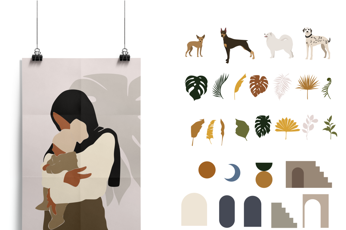 Muslim Girl- abstract illustrations, a Decorative Illustration by Yana_mide (Photo 6 of 10)