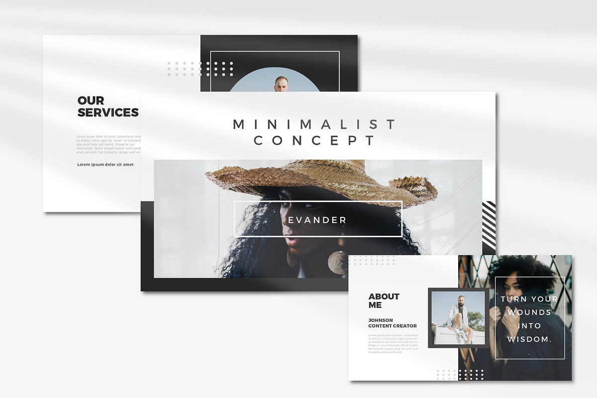 Evander - Powerpoint Template, a Presentation Template by Collaborg Studio (Photo 4 of 9)