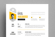 Resume and Cover Letter Layout, a Resume Template by ContestDesign (Thumbnail 2 of 4)