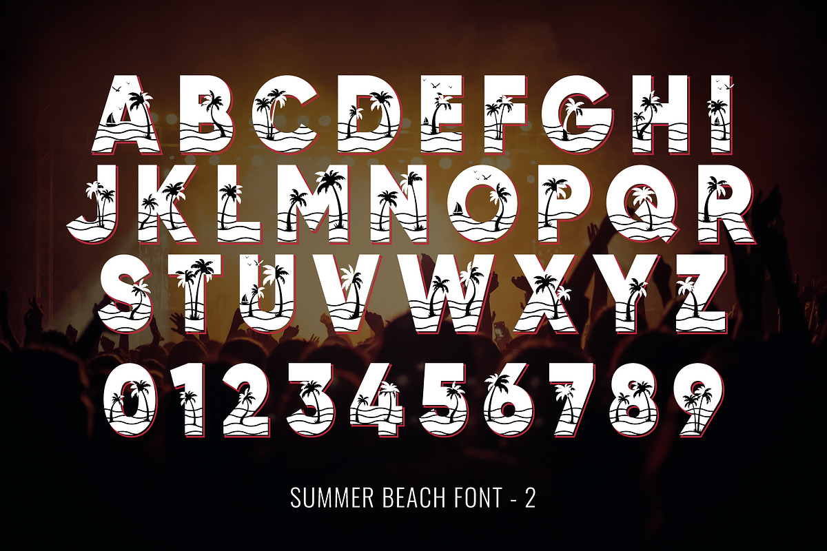 Summer Beach Font, a Symbol Font by Font Craft Studio (Photo 8 of 9)