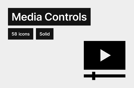 Media Controls Solid - 58 icons