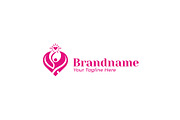 Feminine Heart & Wellness Logo, a Branding & Logo Template by Lucrative Studio (Thumbnail 1 of 6)