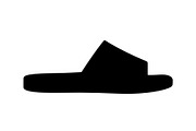 Minimal House Slippers Silhouettes, a Graphic by hafijul (Thumbnail 4 of 14)
