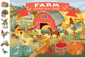 Clip art - Farm