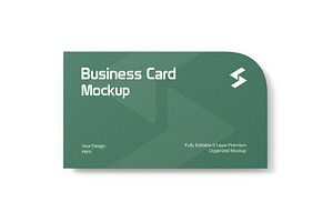 Rounded Business Card Mockup, a Product Mockup by graphypix