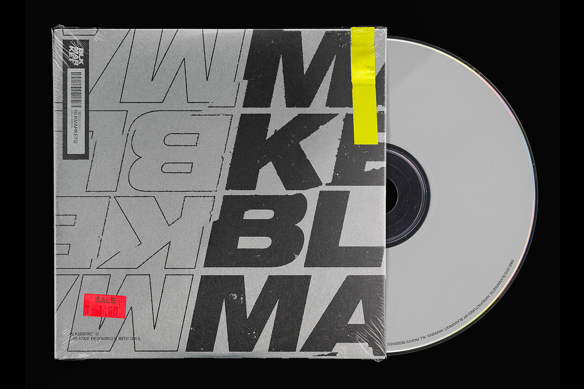CD-Sleeve Mockup, a Mockup by BLKMARKET© (Photo 2 of 5)