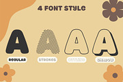 Fox Chunky : 4 Font Style, a Handwritten Font by Fox7 By Rattana (Thumbnail 2 of 13)
