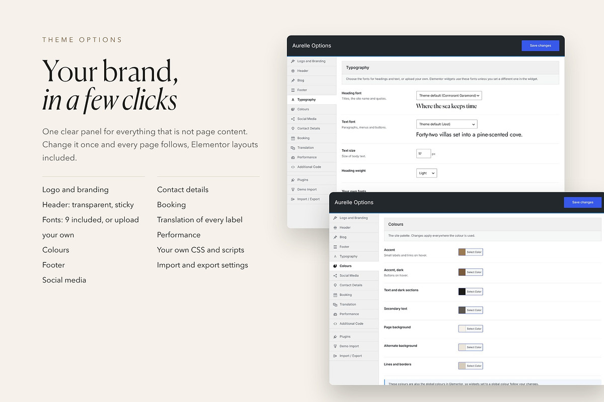 Aurelle Luxury Hotel & Resort Theme, a WordPress Template by Tomasz Ganclerz (Photo 7 of 18)