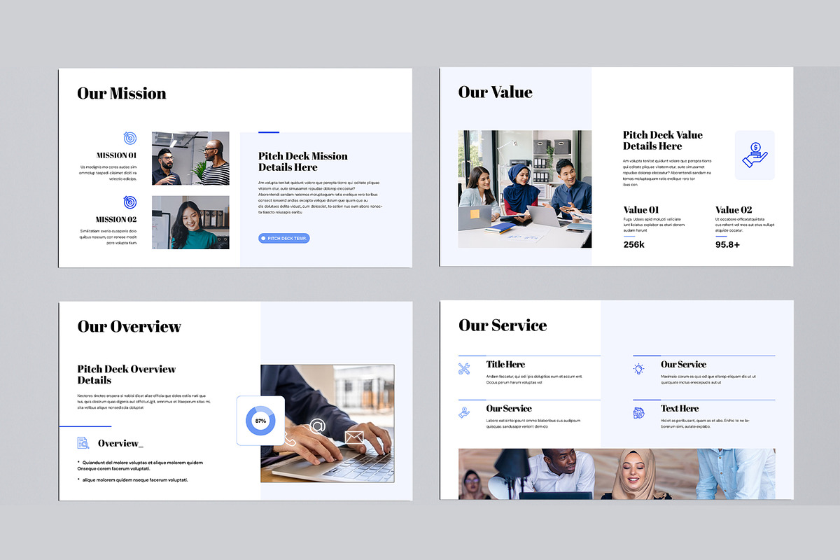 Pitch Deck Presentation Template, a Presentation Template by MightyDesign (Photo 3 of 8)