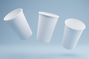 10 Bundle 3D Render Coffee Cup