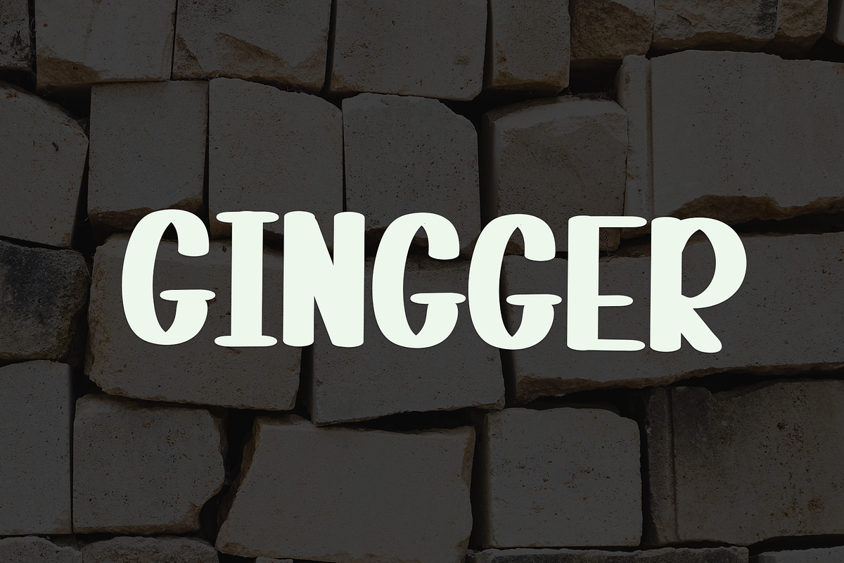 Gingger  Brand, a Sans Serif Font by InermediaSTUDIO (Photo 5 of 8)