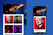 Frame - Photography Website, an UI Kit Template by Ahmed Rubel (Thumbnail 4 of 8)