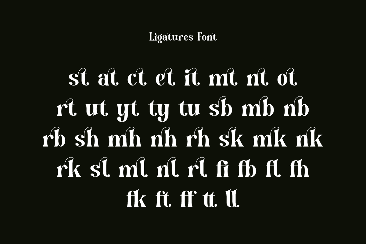 Arkity Qillgar Feminine Elegant Font, a Serif Font by Iqsiart Studio (Photo 12 of 13)