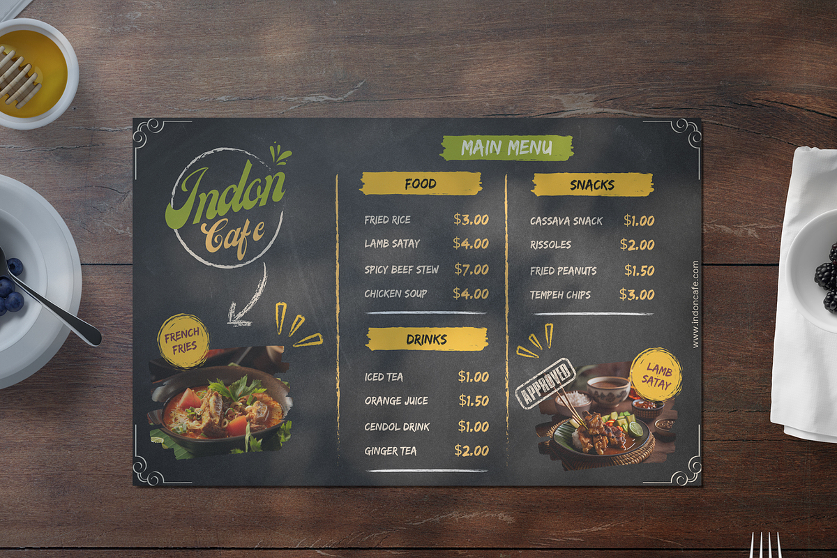 Elegant Landscape Menu Template, a Brochure Template by judayartworks (Photo 6 of 21)