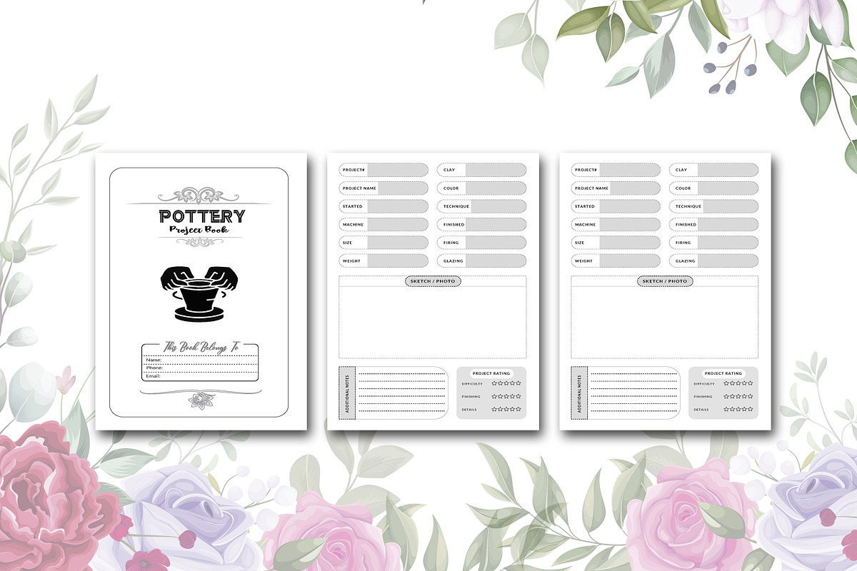Pottery Project Book, a Stationery Template by design_hut (Photo 3 of 3)