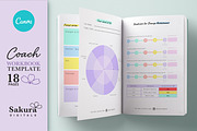 Coach Workbook Template for Canva, a Magazine Template by Sakura Digitals (Thumbnail 1 of 8)