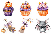 Cute Halloween Watercolor, a Seasonal Illustration by CitraGraphics (Thumbnail 5 of 5)