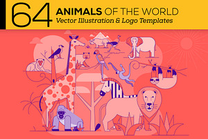 Minimal Animal Icons