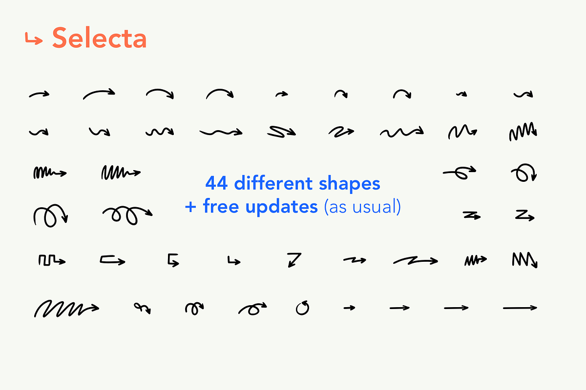 Selecta - Hand Drawn Arrows, an Object Graphic by David is Creative (Photo 4 of 6)