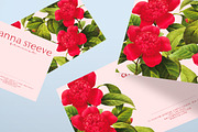 Floral Business Card | The Last Red, a Business Card Template by cadinera (Thumbnail 3 of 4)
