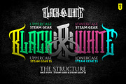 Steam Gear (Duo Font) SS, a Blackletter Font by JFK Juan Jeje (Thumbnail 1 of 9)