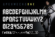 APEX MECHA – Mecha Robotic Typeface, a Sans Serif Font by HypeWorksCo (Thumbnail 9 of 9)