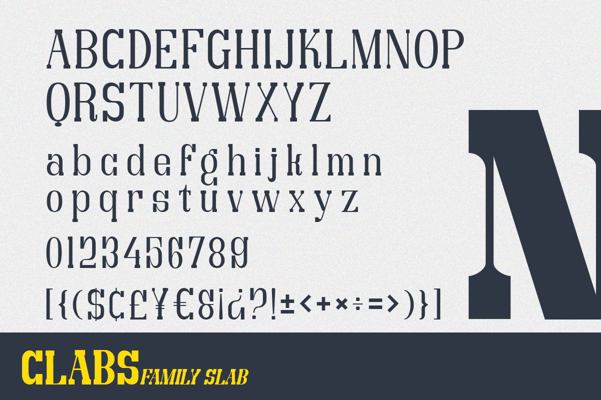 Clab - Family Slab Font, a Slab Serif Font by Say Studio (Photo 13 of 13)