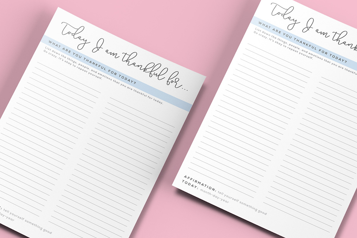 Mini Weekly Printable Bundle, a Stationery Template by Qamber Designs & Media (Photo 4 of 4)