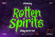 Rotten Spirits, a Font by agnyhasyastudio (Thumbnail 1 of 10)