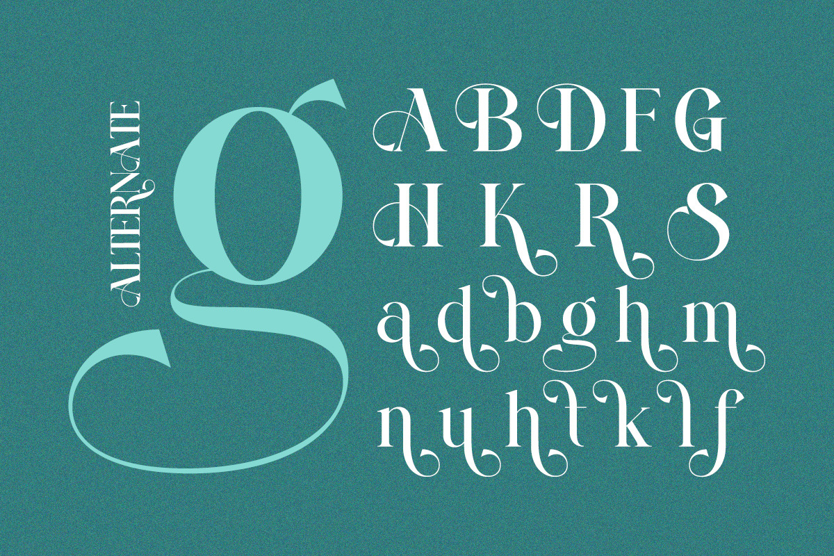 Grandi Ligatura - Modern Luxury, a Serif Font by Qweera Studio (Photo 10 of 12)