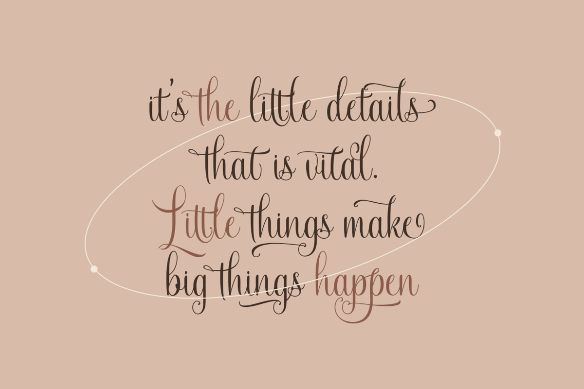 APOC - Maheera Bright Font, a Script Font by a Piece of Cake (Photo 2 of 20)